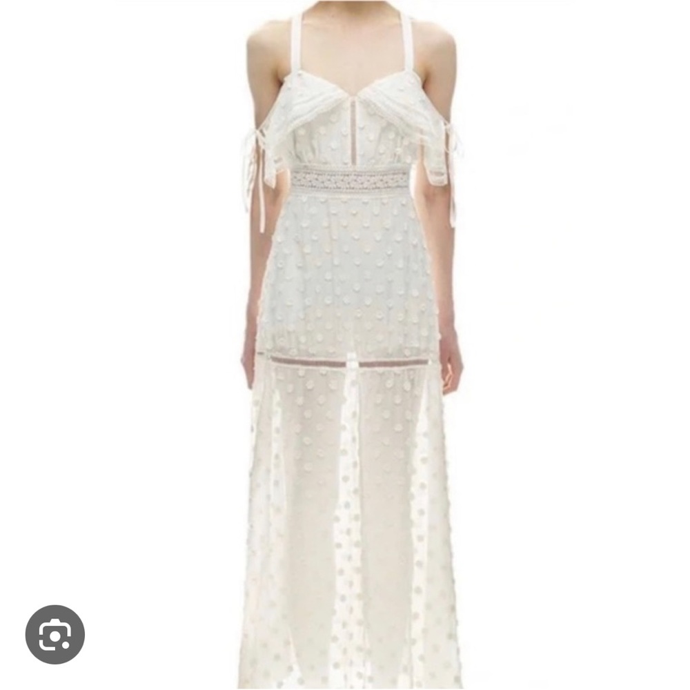 Self Portrait Daisy Maxi Dress. Size 0